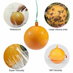 Bug Fruit Fly Traps Sticky Ball Fungus Gnat Pest Control Ball for Indoor Outdoor