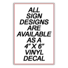 No Parking Anytime Double Arrows Metal Sign Or Decal 6 SIZES SNP003
