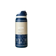 NEW Owala FreeSip Stainless Steel Bottle-32 Oz Sports & Leisure USA-Blue Stripes