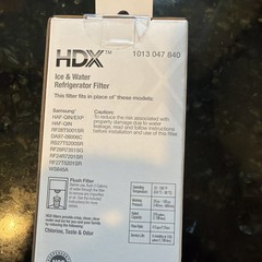 HDX EQS-1-S Standard Refrigerator Water Filters For Samsung HAF-QIN