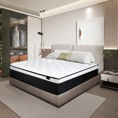 12″ 14″ MATTRESS POCKET SPRING LUXURY TWIN FULL QUEEN KING SIZE BED IN A BOX