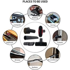 5 in1 Vacuum Cleaner 32mm Brush Nozzle Home Dusting Crevice Stair Tool Kit HS905