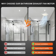 S97015162 Bathroom Exhaust Fan Motor Replace for Broan NuTone Bathroom 80 CFM
