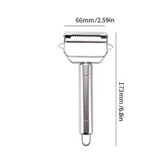 Stainless Steel Vegetable Peeler Julienne Slicer Kitchen Tool for Fruit & Potato