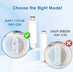 4 PACK Genuine Samsung DA97-17376B HAF-QIN/EXP REFRIGERATOR Water Filter US