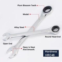 Craftsman Combination Wrench 12 Point SAE Metric Ratchet Spanner Tool Pick Size