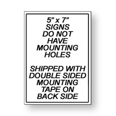 No Parking Anytime Double Arrows Metal Sign Or Decal 6 SIZES SNP003