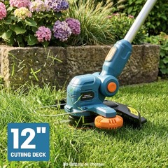 12″ Cordless 2-in-1 String Trimmer Compatible with Makita 18V Battery(Tool Only)