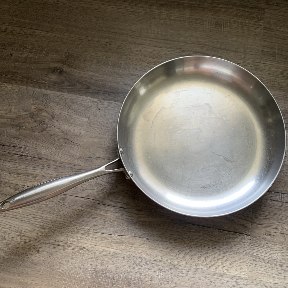 Scanpan Clad Stainless Denmark Sauté Frying Pan 13 inch & 1 inch Deep