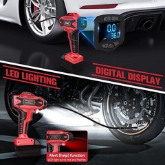 Cordless Tire Inflator Air Compressor for Milwauke 18V Battery