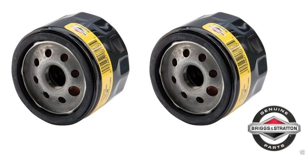 GENUINE OEM BRIGGS & STRATTON PART # 492932S OIL FILTER 2 PACK