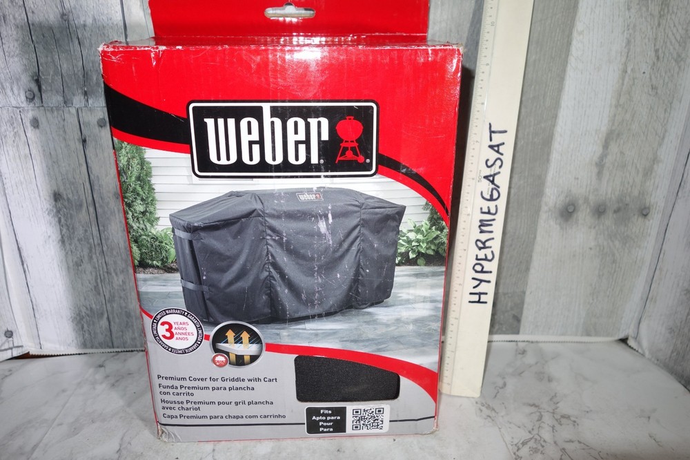 Genuine OEM Weber Grill Cover Griddle w/Cart fits Slate 28″ Flat Top 3401060