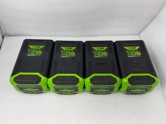 [LOT OF 4] GREENWORKS PRO [60BA08] ULTRAPOWER 60V 8.0AH BT BATTERY – [FOR PARTS]