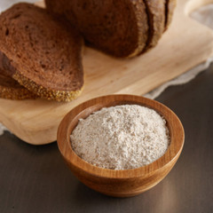 50 lb. Non-GMO Baking Medium Rye Meal Pumpernickel Bread Flour Bakery Supply USA