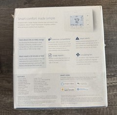 Emerson Sensi ST55 Wi‑Fi Programmable Smart Thermostat, Alexa/HomeKit, White