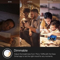Kasa Smart Light Bulb – LED Multicolor Smart Wi-Fi Alexa Google 1000 Lumens A19
