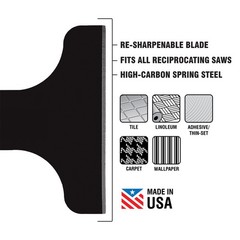 2 in Scraper Blade Attachment for Reciprocating Saws Spyder 00138