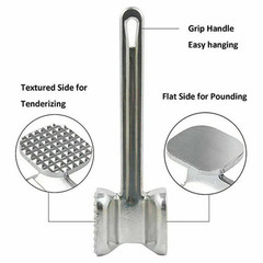 7.68In Double Side Beaf Steak Mallet Meat Tenderizer Hammer Kitchen Pounder Tool