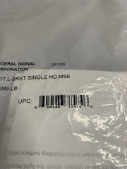 Federal Signal MicroPulse L-Bracket MPSM6-LB Kit Single HD MS6