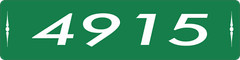 Personalized Aluminum Metal Address Sign Customized With Custom Number 3″ x 12″