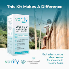 Water Hardness Test Kit Water Testing Kit Drinking Water Test Strips, 150 Strips