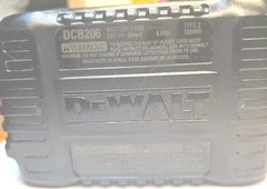 DEWALT DCB206 20V 6Ah XR Lithium Ion Battery.New-no Box