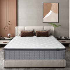 12″/14″ Twin Full Queen King Size Mattress Hybrid Foam Pocket Coils Bed In a Box