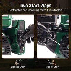 Electric Start Gas Engine Motor 212cc 4-Stroke 7HP Horizontal Lawn Mowers