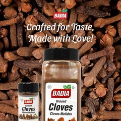 Ground Cloves 16 oz Premium Spice for Baking Cooking & Beverages Badia
