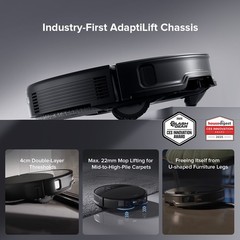 Roborock Saros 10R Robot Vacuum & Mop,22000Pa,Heated Cleaning – Certified Refurb