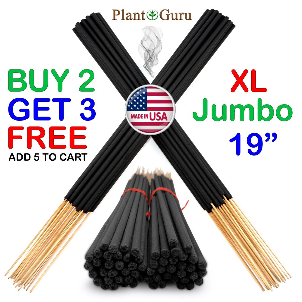 5 Jumbo Incense Sticks 19 inch Long Bulk Wholesale 19″ Hand Dipped Variety Lot