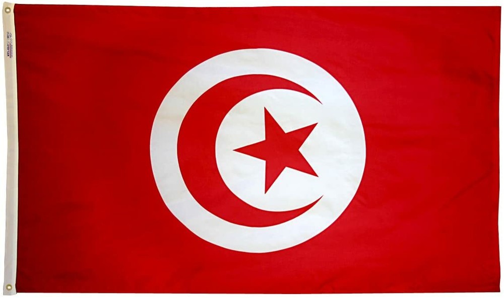 Tunisia Africa Flag 3×5 Annin 198585 NYL-GLO High Quality Free Priority Shipping