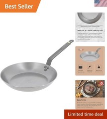 MINERAL B Carbon Steel Fry Pan – 8” Diameter, 5.5” Cooking Surface – Ideal fo…