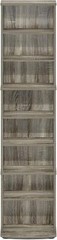 Media Storage Cabinet Movie Video Game Organizer DVDs CDs Tower Rack Stand Shelf