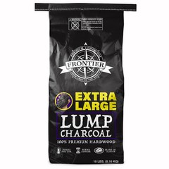 Frontier Natural Lump Charcoal 18 lb Extra Large Hardwood BBQ Grilling Quebracho