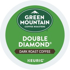 Green Mountain Coffee Double Diamond, K-Cup pods, Dark Roast Coffee, 24 Count