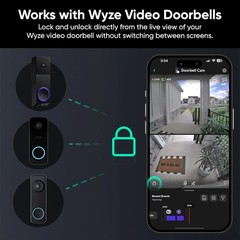 Smart Lock V2 with AI Scanner: Fingerprint Access, Remote Control & 8-Mo Battery