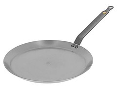 De Buyer MINERAL B Carbon Steel Crepe & Tortilla Pan 10″ SEASONING AVAILABLE