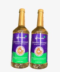 Lot 2 Girl Scout Syrup Coconut Caramel Mint Chocolate Dessert Coffee Father Gift