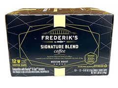 Frederik’s By Meijer Signature Blend Coffee Medium Roast Keurig K Cups 12 ct