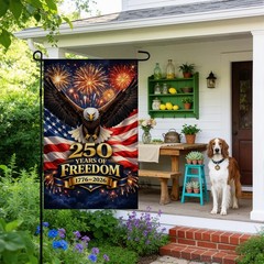 4th of July Decorations 250th Anniversary Garden Flag | 250 Years of Freedom…