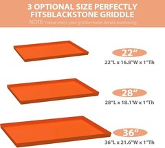 Food Grade Silicone Griddle Mat for Blackstone Grill, 22 Inch