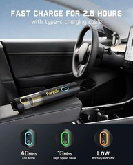 Fanttik Slim V8 APEX Car Vacuum, 4-in-1 Portable Mini Cordless Vacuum with 19000