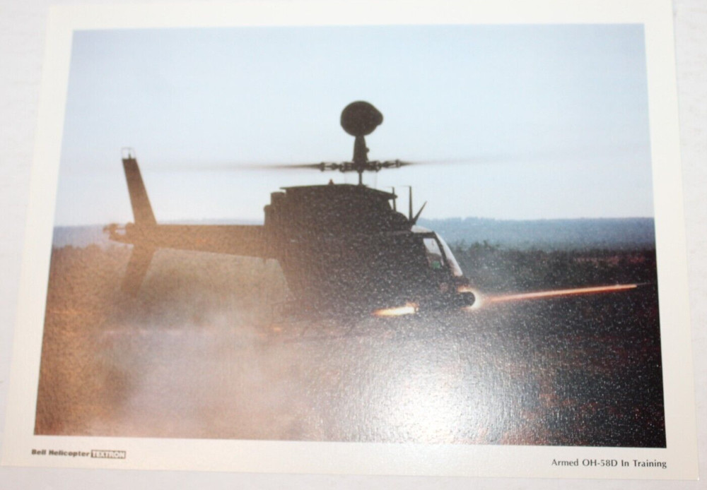 BELL OH-58D In Training HELICOPTER POSTER PICTURE PHOTO PRINT Army 12″x9″