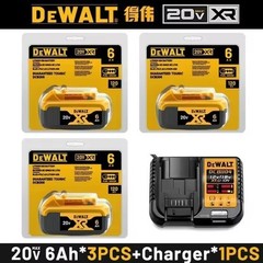 DEWALT Genuine 20V MAX FLEXVOLT 5Ah/6Ah Battery + Charger DCB606 DCB205 DCB206