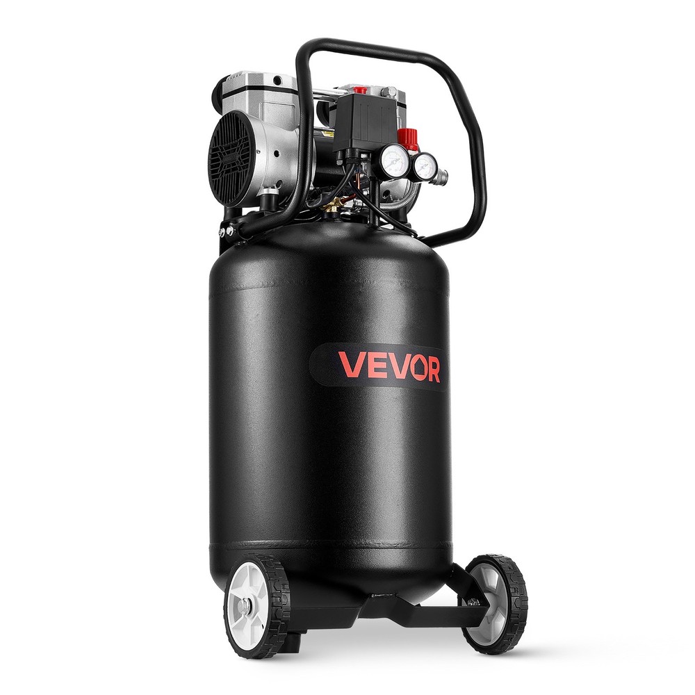 VEVOR 14-Gallon Air Compressor 2HP 4.3 SCFM at 90PSI Max 125PSI Oil-Free Tank