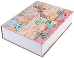 9.5″ x 6.3″ x 2.3″ & 1.4 pounds Book Safe with Key Lock, hidden safe,Metal Bu…