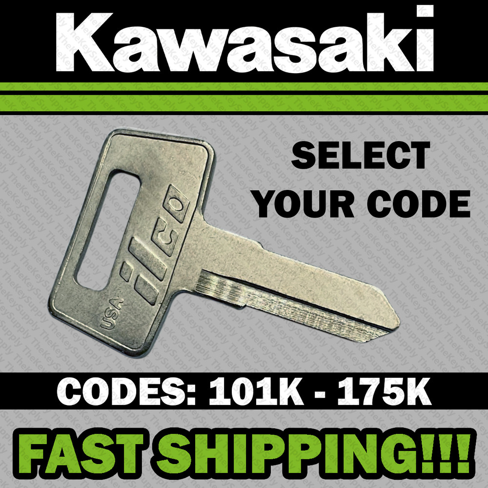 Kawasaki Key for Bayou Lakota Mojave Prairie Brute Force Cut to Code 101K – 175K