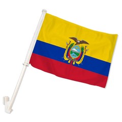 Ecuador Double Sided Car Flag Ecuadorian Car Window Flag Ecuador Flag