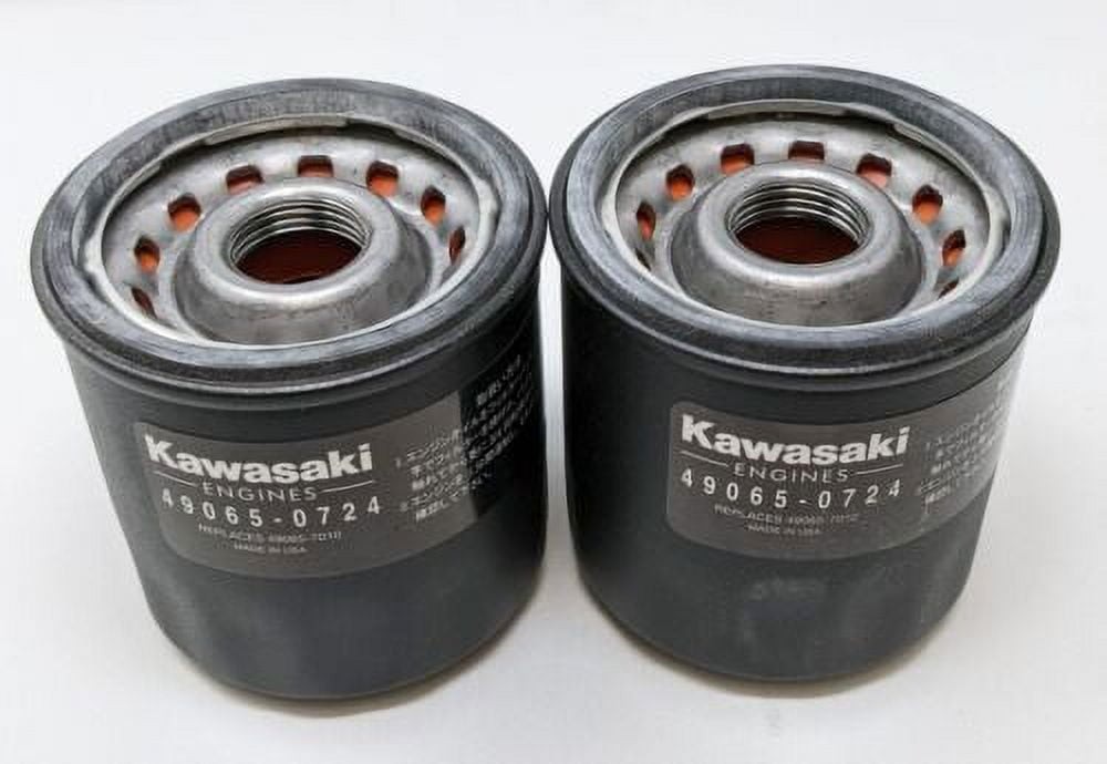 Kawasaki (Pacl of 2) 49065-0724 Oil Filter Fits 49065-7010 OEM
